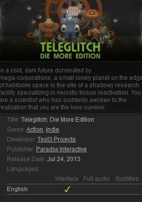 Teleglitch: Die More Edition Steam - Click Image to Close
